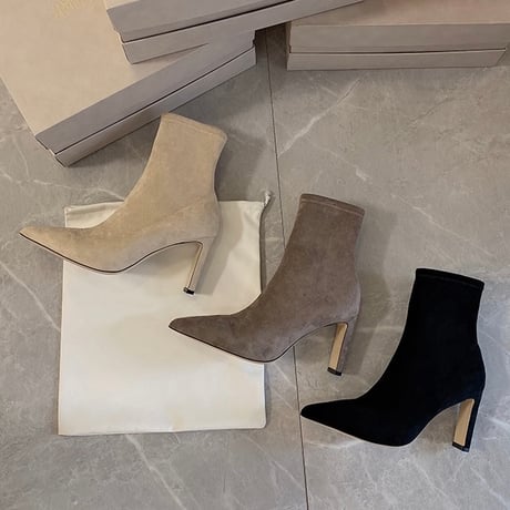 美脚 short boots