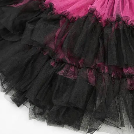 tulle patchwork t-shirt onepiece
