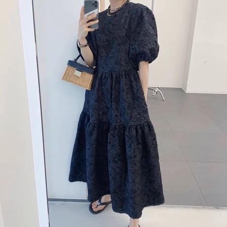 puff sleeve onepiece