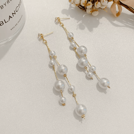 【即納】pearl earring