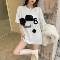 【即納】ribbon over t-shirt