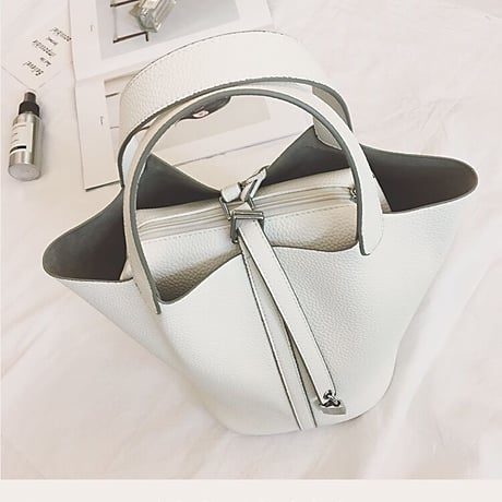 puleather cube bag