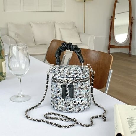 tweed mini bag