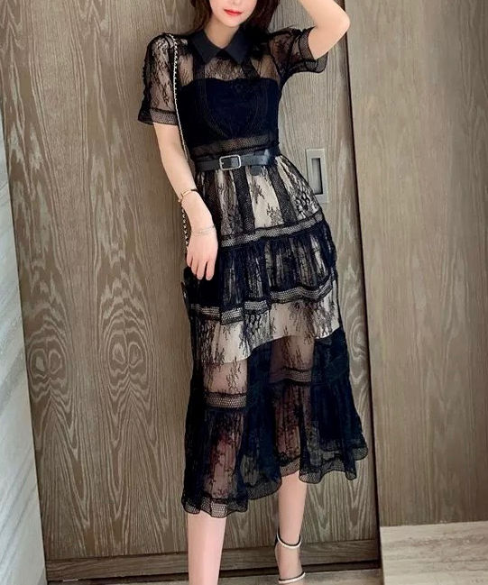 シースルーレースワンピース 半袖 | BrillantSelect Store シースルーレースワンピース 半袖 | BrillantSelect Store