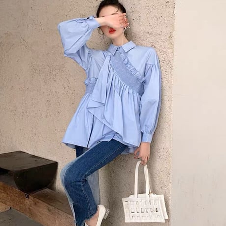 blue  shirt