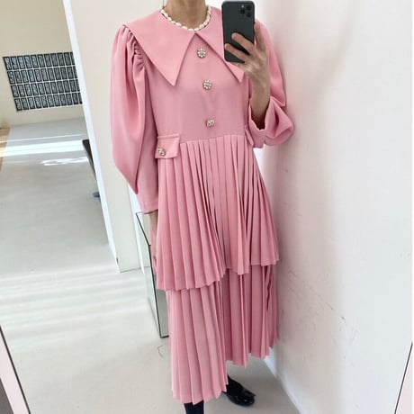 double pleats onepiece