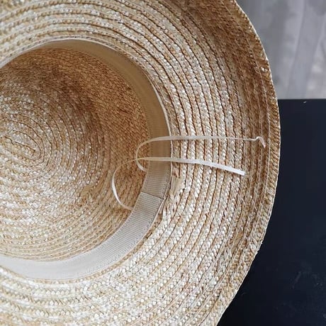 ribbon straw hat