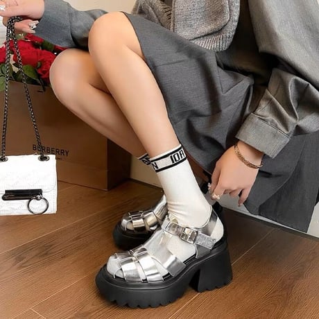 【牛革】platform グリカ sandal