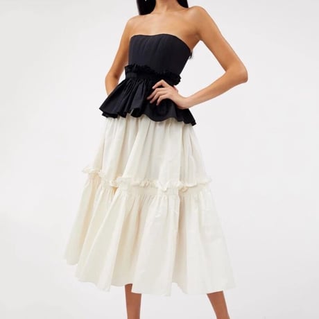 bi-color dress