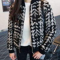 【即納あり】tweed blouson
