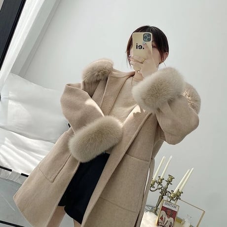 fox fur coat