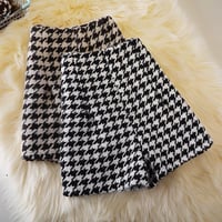 千鳥格子 short pants