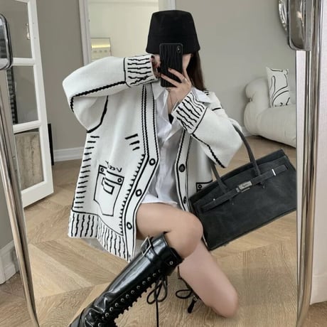 print  cardigan