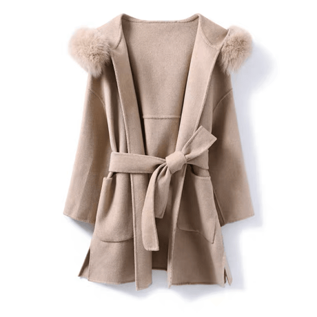 fox fur coat