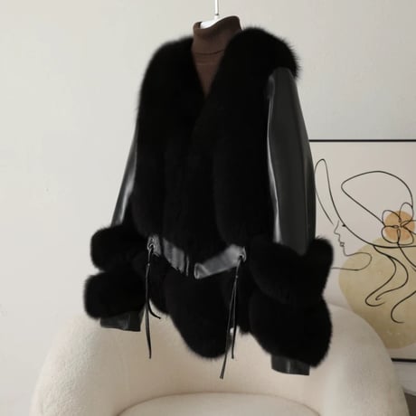 fox fur jacket