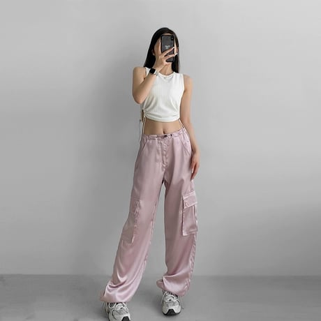 satin pants