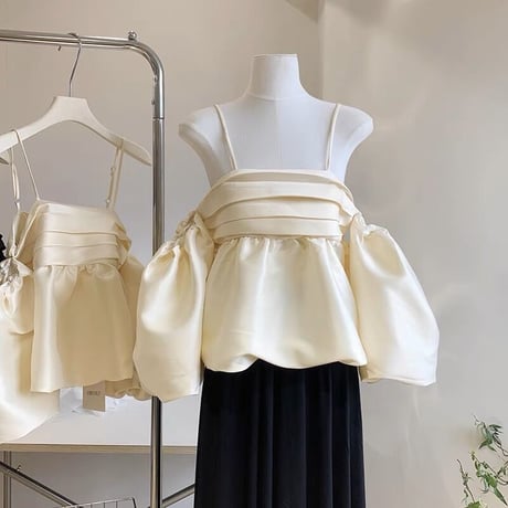 【高品質】camisole off shoulder tops