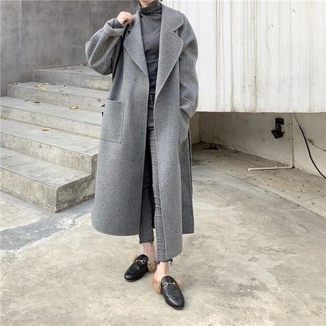 【ウール】long coat