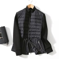 peplum down jacket