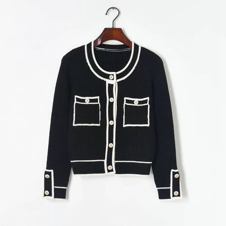 bicolor cardigan