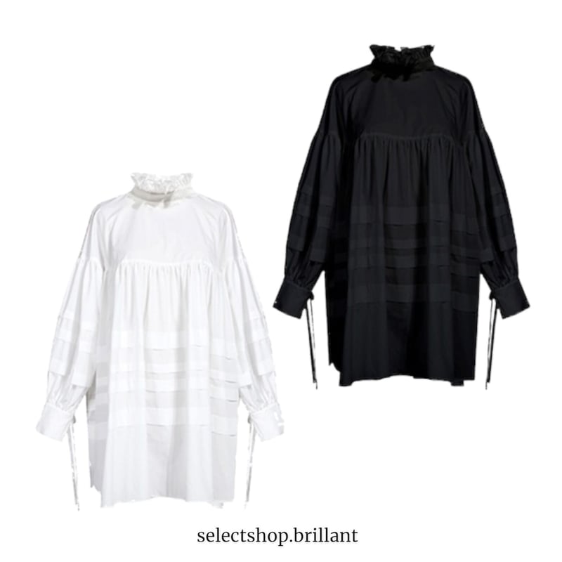 ハイネック ブラウスワンピース | BrillantSelect Store