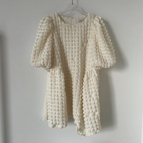 puff sleeve mini onepiece