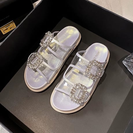 bijou clear sandal
