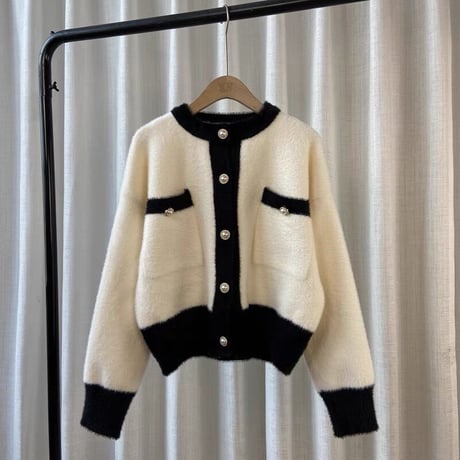 pearl button cardigan
