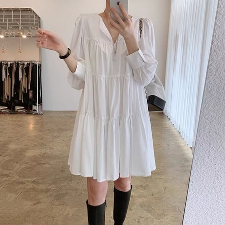 shirt mini onepiece