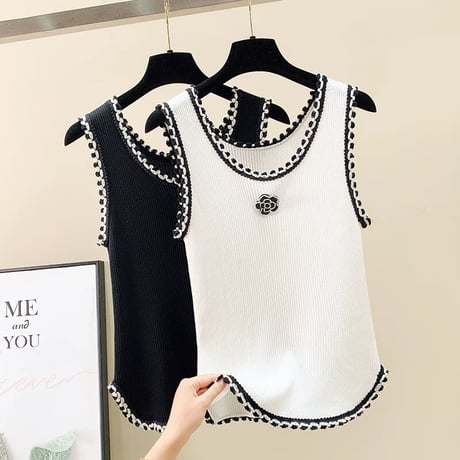flower point tank top