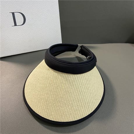 straw sun visor