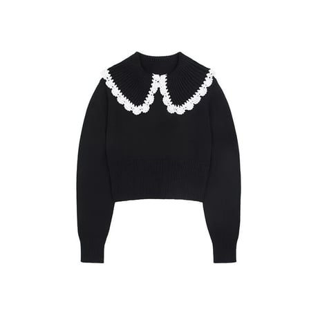 襟付き  knit