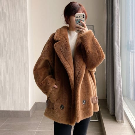 【ウール100%】short coat