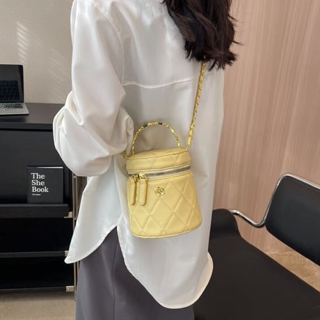flower point bucket bag