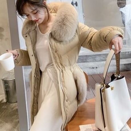 【即納あり】fox fur down   coat