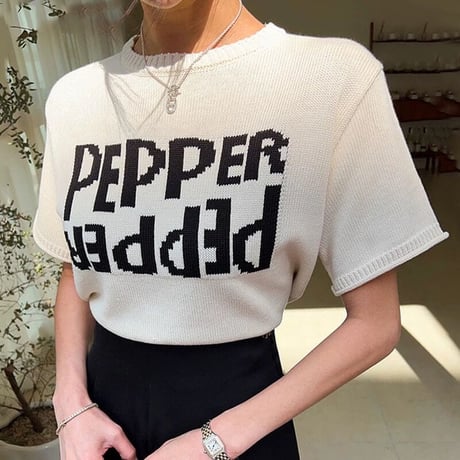 logo summer knit