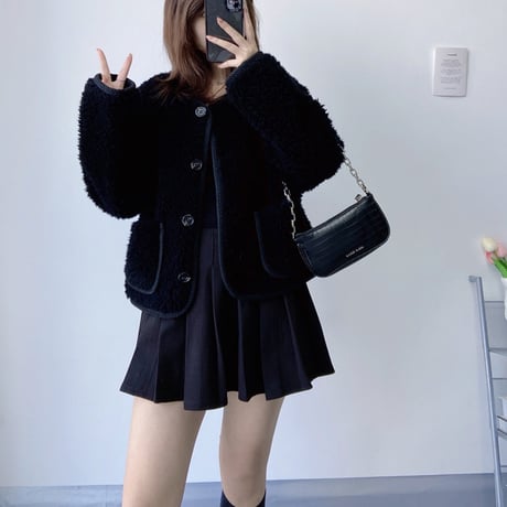 ウール short coat