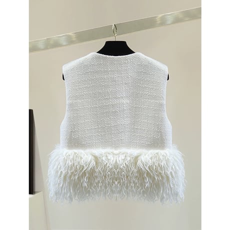 poodle fur gilet