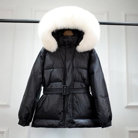 real fur down jacket
