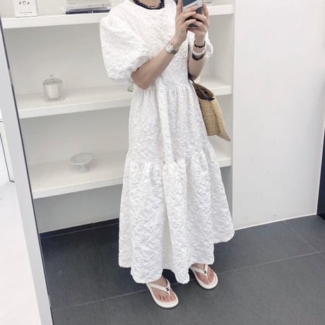 puff sleeve onepiece