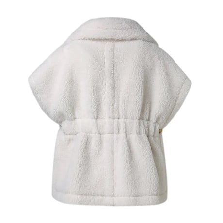 ベルト付き poncho coat