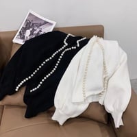 【即納あり】pearl cardigan