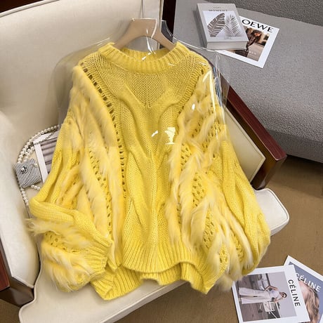 eco fur knit