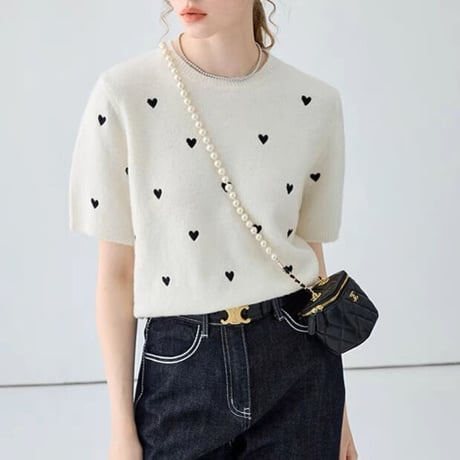 heart summer knit