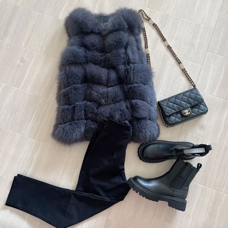 fox fur vest