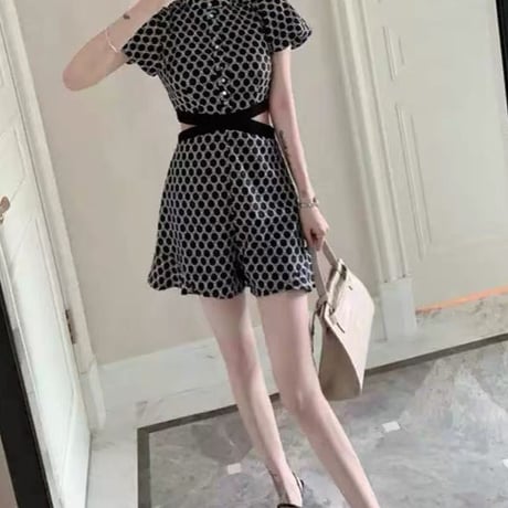 【即納】waist sexy rompers