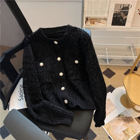 round neck cardigan