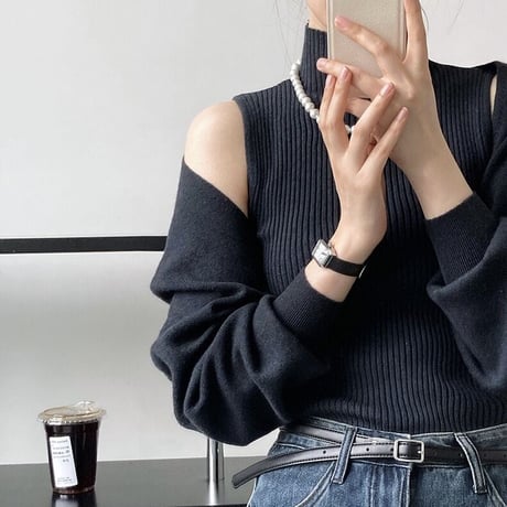 2piece sleeveless knit
