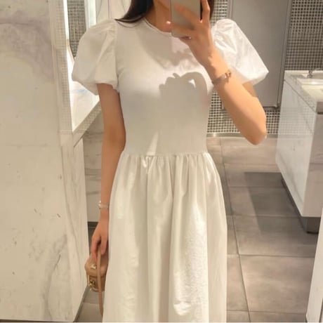 puff sleeve onepiece