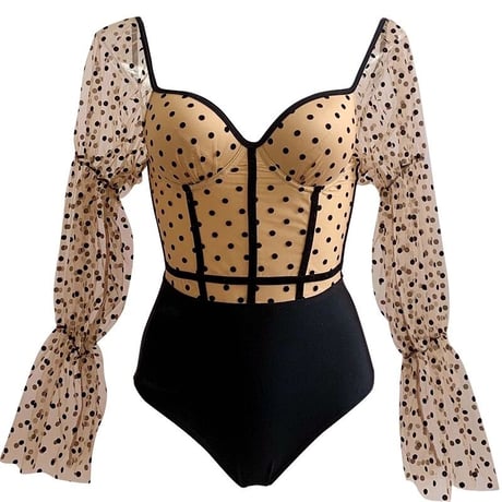 see-through dot momokini